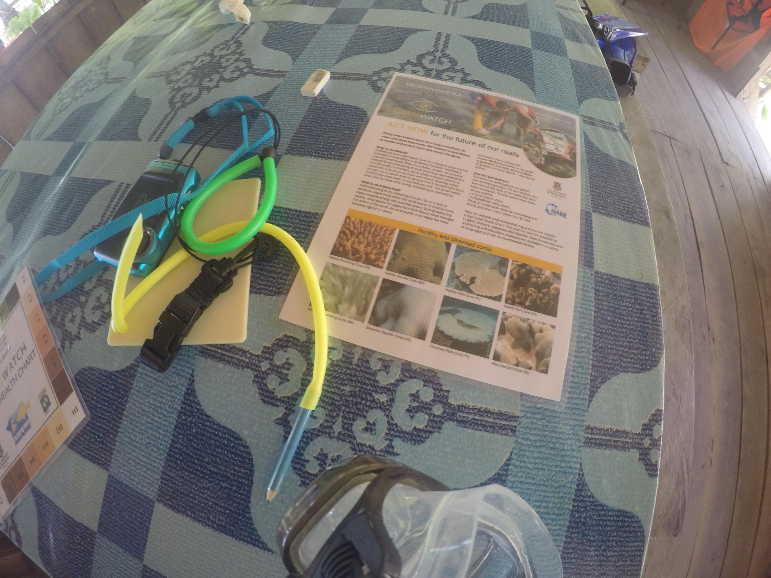 The CoralWatch kit